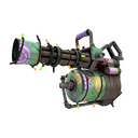 Festive Brain Candy Minigun (Well-Worn)