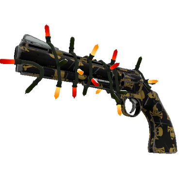 Strange Festivized Specialized Killstreak Dead Reckoner Revolver (Field-Tested)