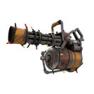 Unusual Festivized Professional Killstreak Brick House Minigun (Well-Worn)