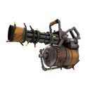 Strange Festive Killstreak Brick House Minigun (Well-Worn)