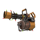 Unusual Festive Professional Killstreak Brick House Minigun (Minimal Wear)