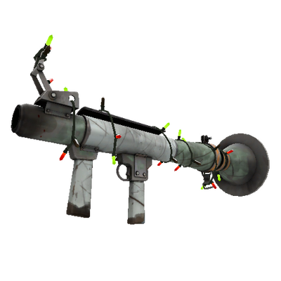 Strange Unusual Festivized Professional Killstreak Aqua Marine Rocket Launcher (Well-Worn)