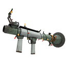 Unusual Festivized Aqua Marine Rocket Launcher (Field-Tested)