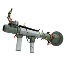 Unusual Festivized Specialized Killstreak Aqua Marine Rocket Launcher (Minimal Wear)