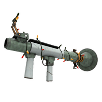 Unusual Festivized Professional Killstreak Aqua Marine Rocket Launcher (Minimal Wear)
