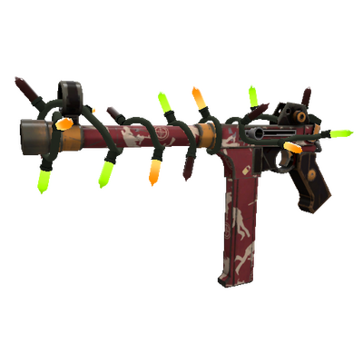 Strange Festivized Professional Killstreak Low Profile SMG (Field-Tested)