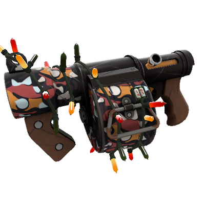 Strange Festivized Specialized Killstreak Carpet Bomber Stickybomb Launcher (Minimal Wear)