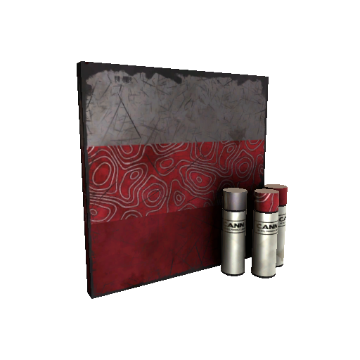 Unusual Ocean Mapped War Paint (Well-Worn)