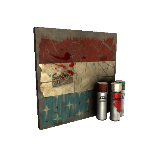 Strange Sandwich Diner War Paint (Battle Scarred)