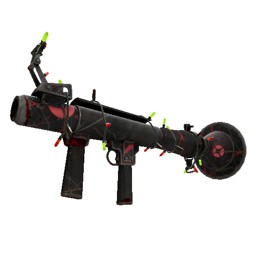 Festivized Killstreak Broken Record Rocket Launcher (Battle Scarred)