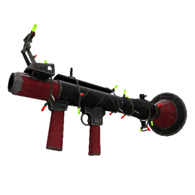 Unusual Festivized Specialized Killstreak Blackout Rocket Launcher (Well-Worn)