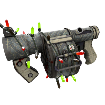 Strange Festivized Necropolish Stickybomb Launcher (Well-Worn)