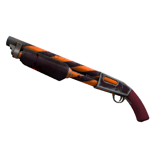 Pumpkin Plastered Shotgun (Well-Worn)