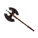 Strange Unusual Festivized Professional Killstreak Pumpkin Plastered Scotsman's Skullcutter (Battle Scarred)