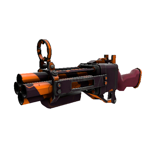 Pumpkin Plastered Iron Bomber (Minimal Wear)