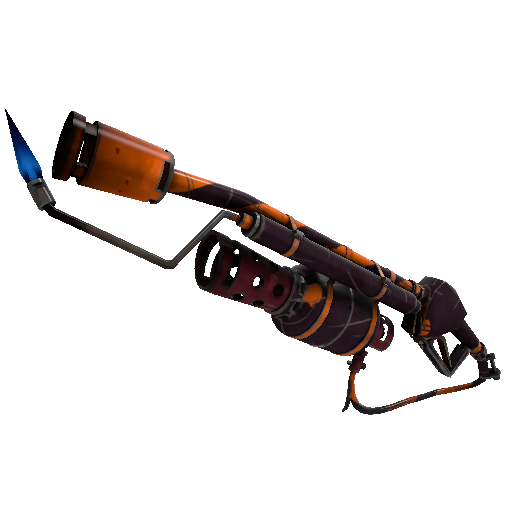 Pumpkin Plastered Flame Thrower