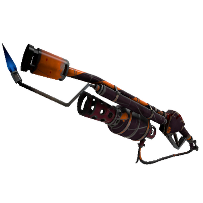 Pumpkin Plastered Flame Thrower (Well-Worn)