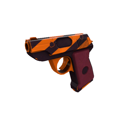 Pumpkin Plastered Pistol