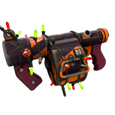 Strange Festivized Pumpkin Plastered Stickybomb Launcher (Field-Tested)