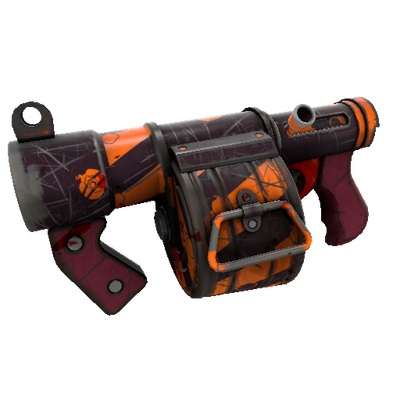 Pumpkin Plastered Stickybomb Launcher (Battle Scarred)
