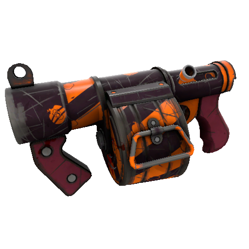 Unusual Pumpkin Plastered Stickybomb Launcher (Well-Worn)