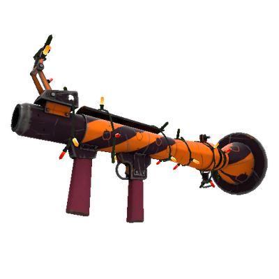 Unusual Festivized Pumpkin Plastered Rocket Launcher (Field-Tested)