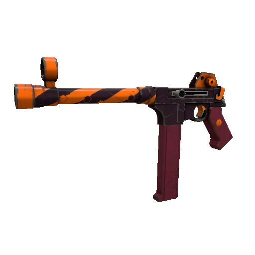 Pumpkin Plastered SMG