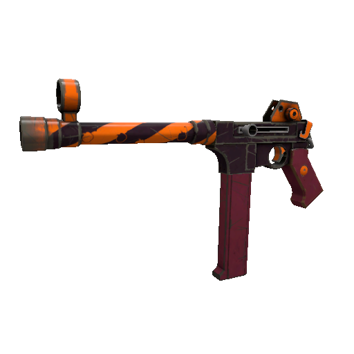 Pumpkin Plastered SMG (Field-Tested)