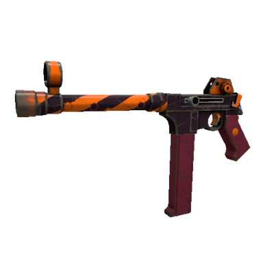 Strange Professional Killstreak Pumpkin Plastered SMG (Field-Tested)