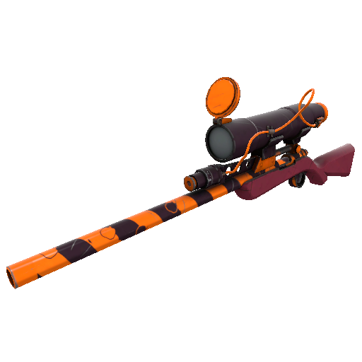 Specialized Killstreak Pumpkin Plastered Sniper Rifle (Minimal Wear)