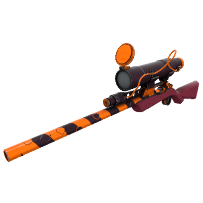 Pumpkin Plastered Sniper Rifle (Minimal Wear)