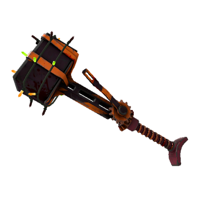 Strange Festivized Pumpkin Plastered Powerjack (Battle Scarred)