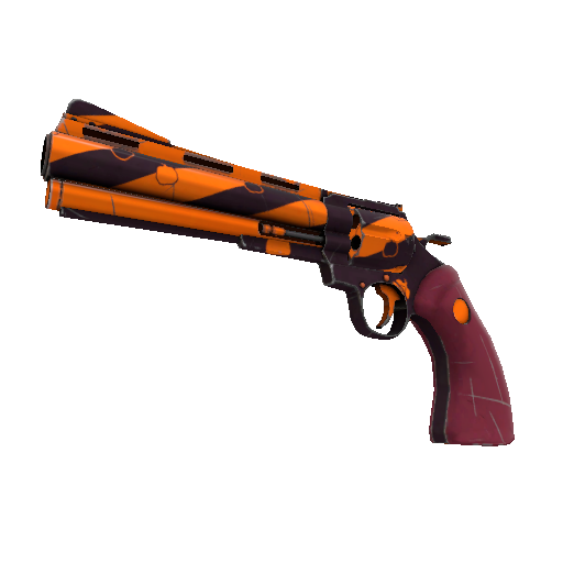 Pumpkin Plastered Revolver