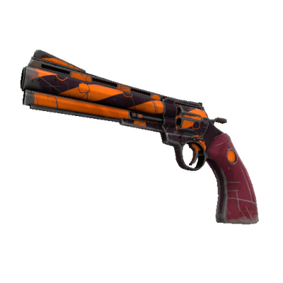 Strange Specialized Killstreak Pumpkin Plastered Revolver (Well-Worn)