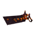 Pumpkin Plastered Amputator (Well-Worn)