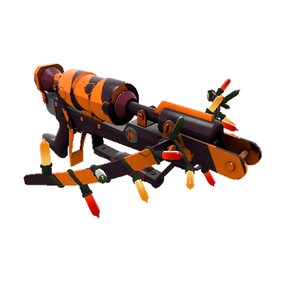 Unusual Festivized Professional Killstreak Pumpkin Plastered Crusader's Crossbow (Factory New)