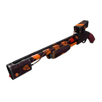 Strange Professional Killstreak Pumpkin Plastered Rescue Ranger (Well-Worn)
