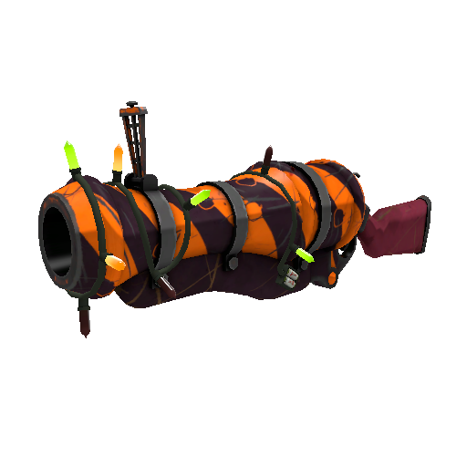 Festivized Pumpkin Plastered Loose Cannon (Well-Worn)