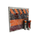 Unusual Pumpkin Plastered War Paint (Battle Scarred)