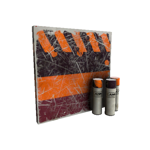 Pumpkin Plastered War Paint (Well-Worn)