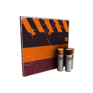 Unusual Pumpkin Plastered War Paint (Minimal Wear)