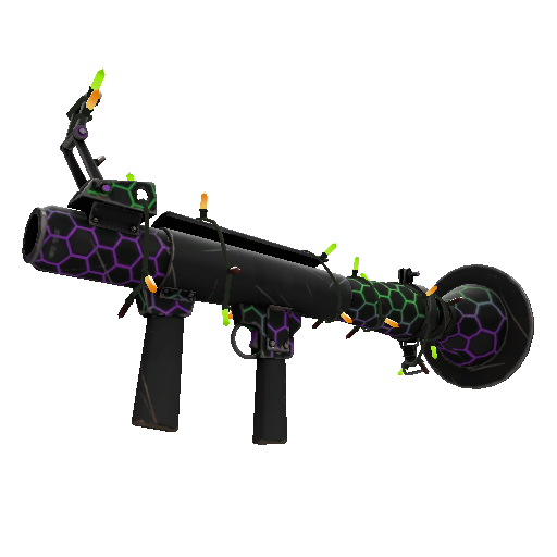 Strange Festivized Killstreak Hypergon Rocket Launcher (Minimal Wear)