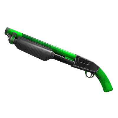 Strange Health and Hell (Green) Shotgun (Minimal Wear)