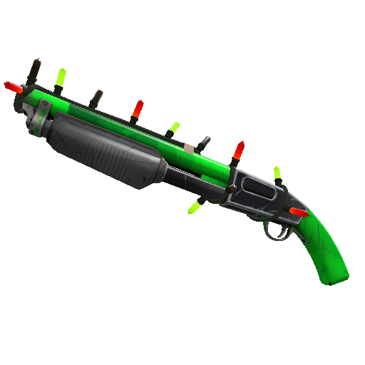 Festivized Health and Hell (Green) Shotgun (Field-Tested)