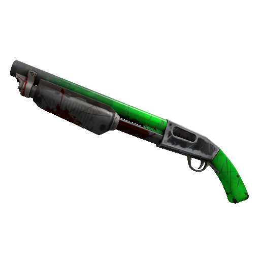 Health and Hell (Green) Shotgun (Battle Scarred)