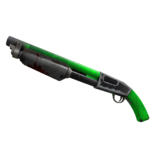 Health and Hell (Green) Shotgun (Well-Worn)