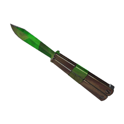 Health and Hell (Green) Knife (Minimal Wear)