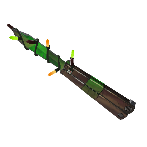 Strange Festivized Health and Hell (Green) Knife (Field-Tested)