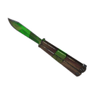 Unusual Professional Killstreak Health and Hell (Green) Knife (Field-Tested)