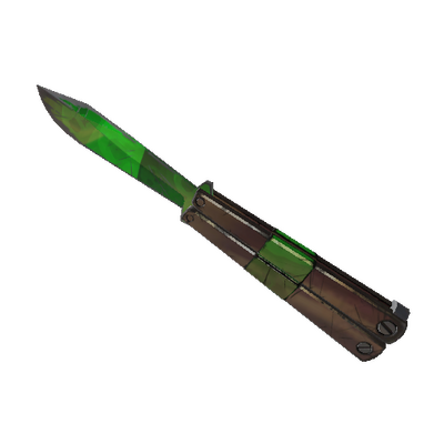 Unusual Professional Killstreak Health and Hell (Green) Knife (Field-Tested)